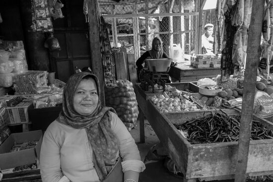 Markt in Pangandaran – für mich wie ein Blick in die Vergangenheit