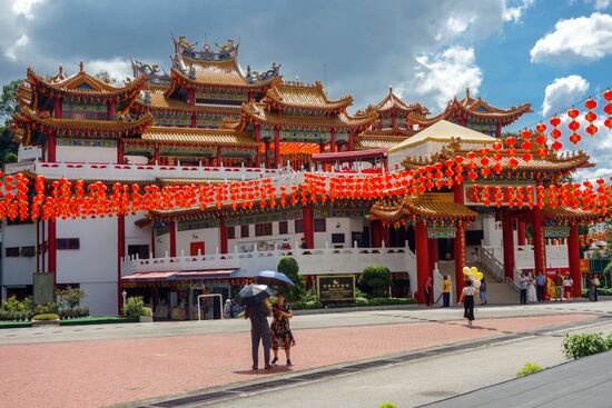 der Thean Hou Tempel ist noch jung, er wurde 1989 eröffnet