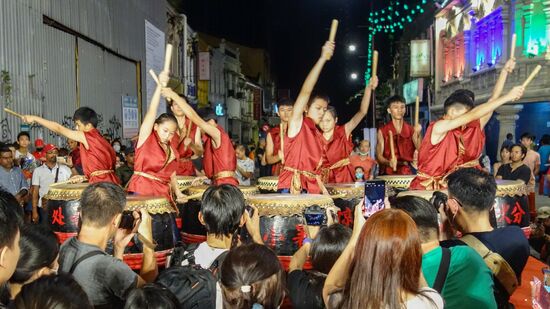Abschlussfeier zum Ende des chinesischen Neujahrsfestes