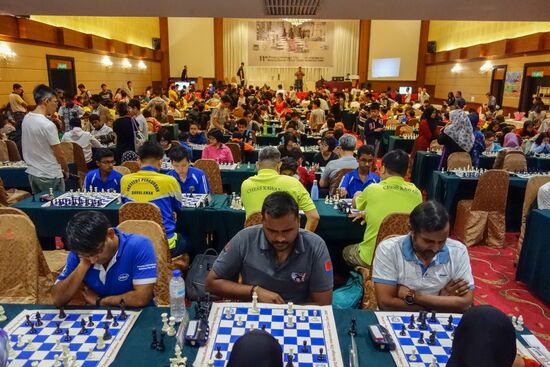 Blick in den Turniersaal