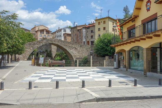 Der Platz vor dem Rathaus ist als Schachbrettmuster angelegt, hier muss es also einige Schach-Enthusiasten geben!