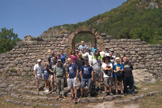 Noch ein Ausflug in größerer Runde zum Castell de Mataplana, einer Burgruine aus dem 12.Jahrhundert. Mit einem ewig langen Vortrag, die Katalanen scheinen mir sehr interessiert an Ihrer Geschichte zu sein.