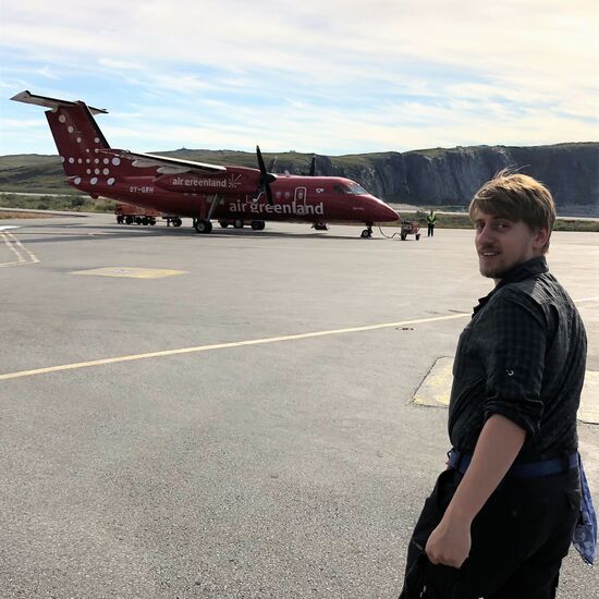 Propellermaschine für den Weiterflug