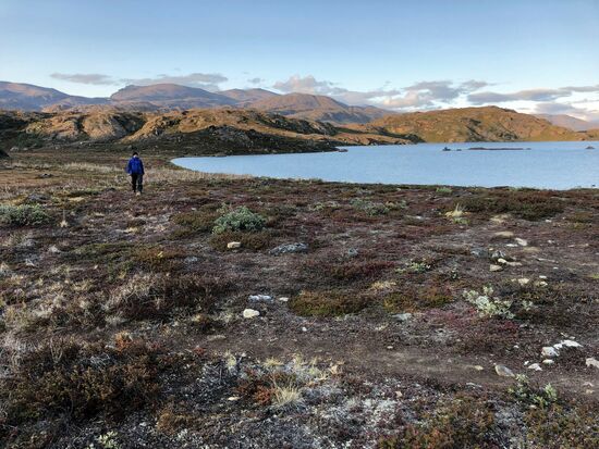 .Auf der Suche nach einem ebenen Fleckchen Erde.