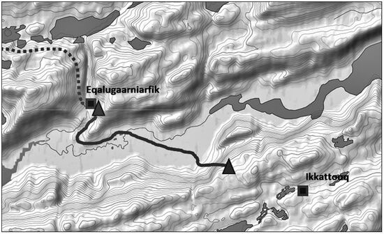 Achte Etappe: 8 km  - bis hinters Ittineq-Tal