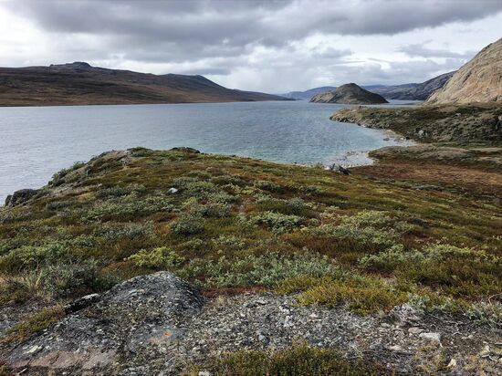 Blick zurück nach Westen