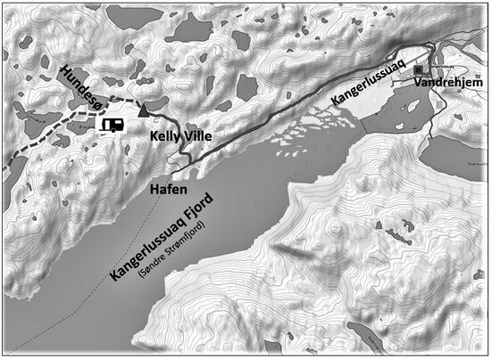 Zwölfte Etappe: insgesamt 20 km - bis zum Vandrehjem