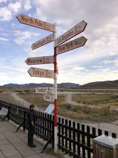 Der weltweit wohl bekannteste Wegweiser