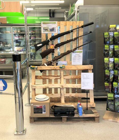 Gängige Verkaufsartikel im Supermarkt