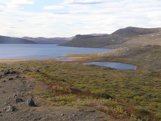 Blick Richtung Westen über den Lake Ferguson