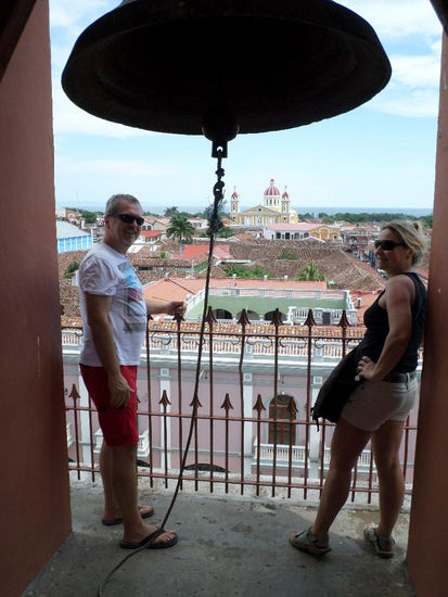 Im Hintergrund: die Kathedrale