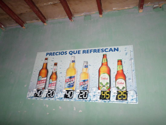 Das Bier ist unschlagbar billig!