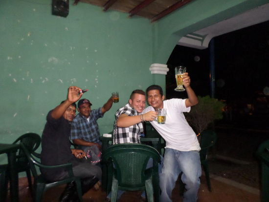 Die Geburtstagsrunde der Einheimischen