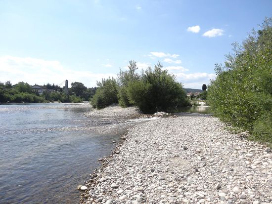 St. Martin d Ardeche vom CP aus gesehen