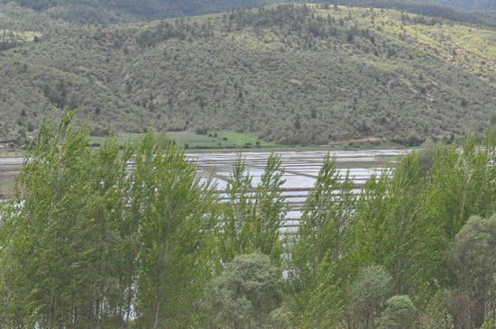 heute sind wir im Bergland durch die Gegend des türkischen Reisanbaues gekommen...