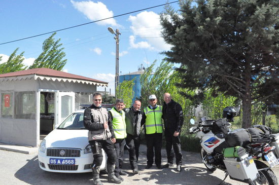 Die Siegerehrung direkt auf der E_80