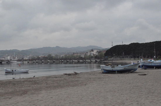 der Strand vor unserem Hotel