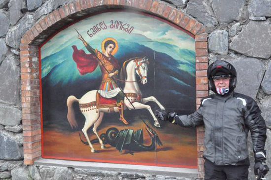Georgien ist sehr stark mit dem "Georg der Drachentöter" verbunden!