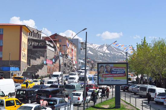 normale Verkehrssituation in Erzurum!