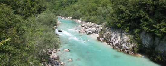 die Soča in den julischen Alpen !
