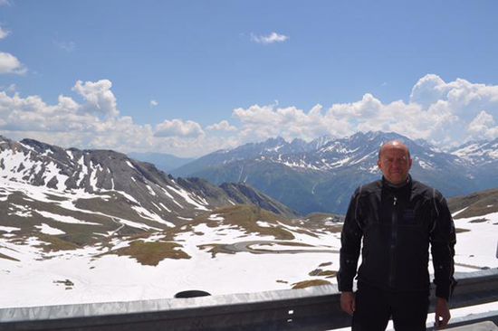 der Ausblick vom Gipfel des Großglockners . . .