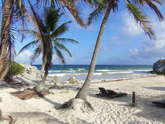 Strand in Tulum