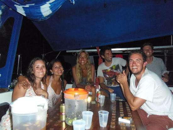 Teile der Mitreisenden