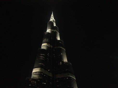 Burj Khalifa bei Nacht
