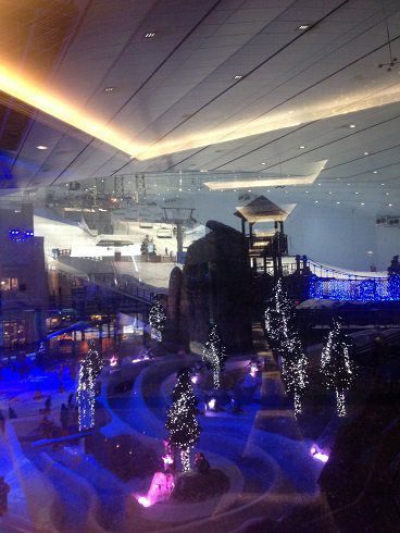 Skihalle in der Emirates Mall