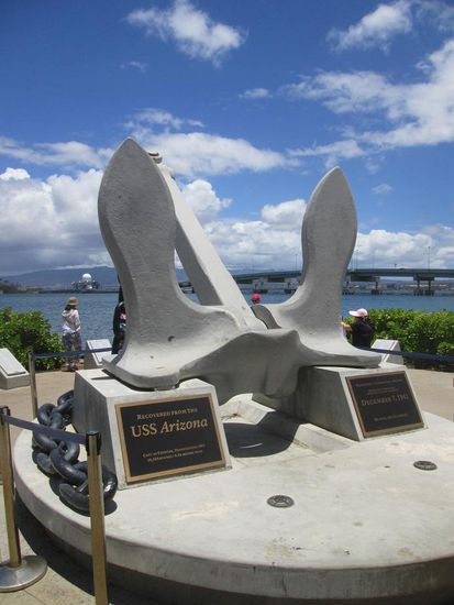 Anker der USS Arizona