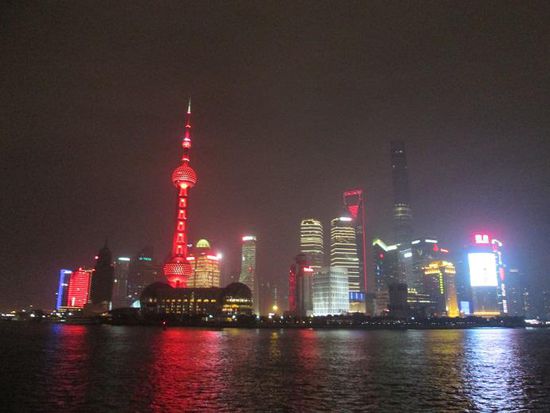 Die Skyline von Shanghai