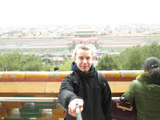 Selfie vor der Verbotenen Stadt