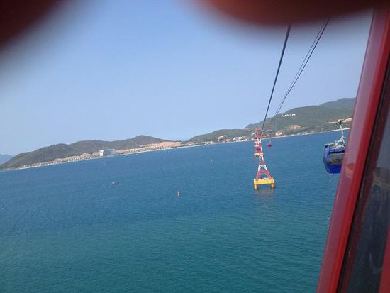 Seilbahn übers Meer