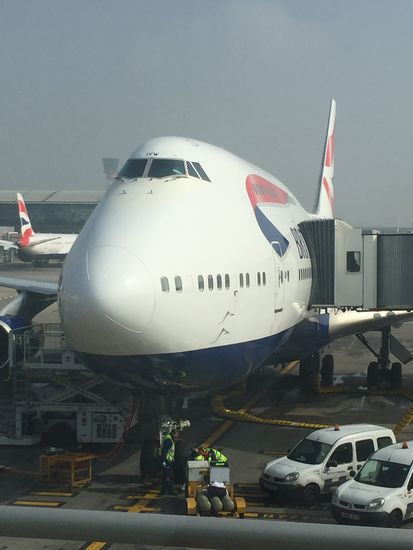 Unser Flieger nach Chicago