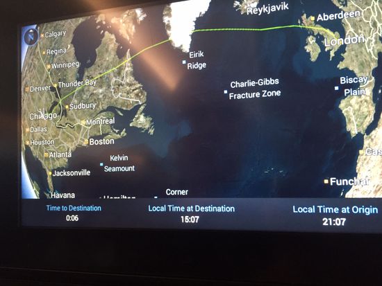 6680 Km von London bis Chicago