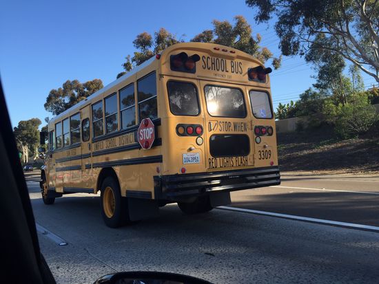 Schulbus in San Diego
