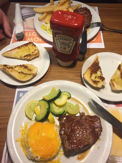 Steak bei Denny's