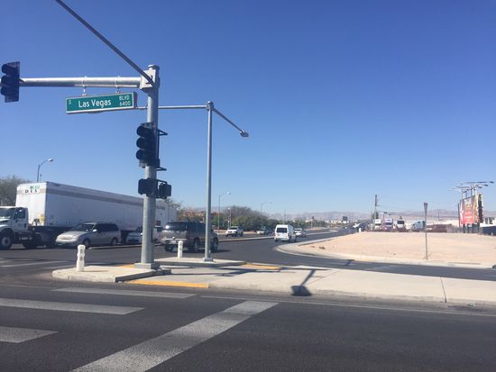 raus aus Vegas auf dem Las Vegas Blvd