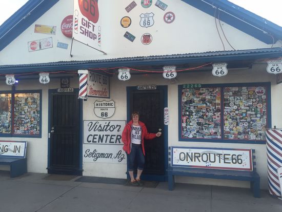 besagter Frisörladen in Seligman...