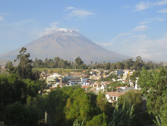 Ausblick auf den Vulkan Misti