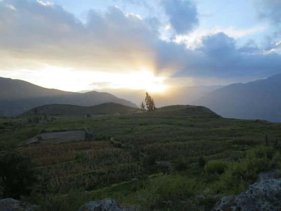 Der Blick vom Aussichtspunkt Achachiua
