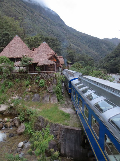 Ankunft in Aguas Calientes