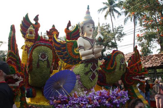 Flowerfestival in Chiang Mai.