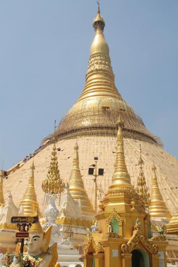 Shwedagon Pagode.