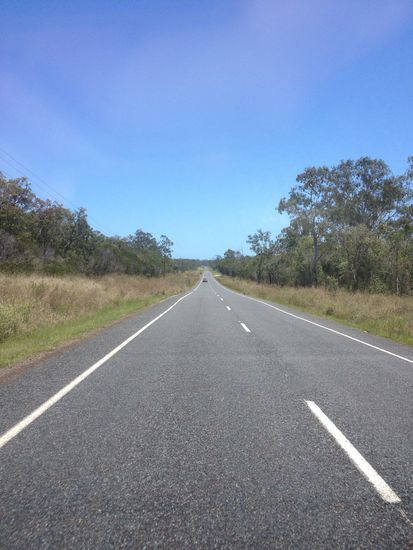 Immer gerade aus ...