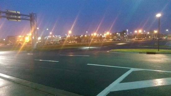 Unser Wetter bei der Ankunft am Flughafen