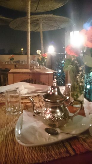 Minztee im Cafe Kasbah