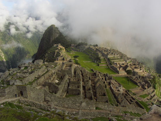 Machu Picchu am frühen Morgen