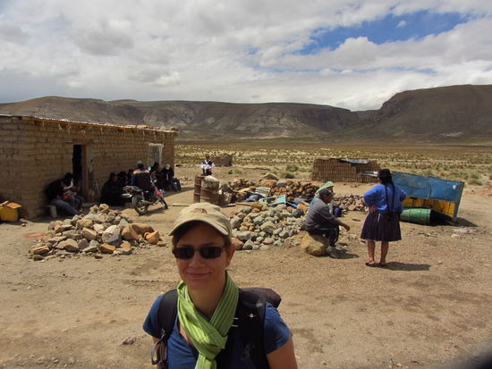 Garantiert immer frei: Das Freiluftklo auf dem Weg nach Uyuni