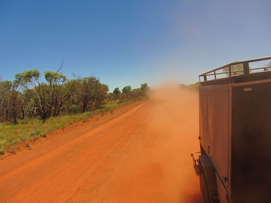 On the road to Glen Helen